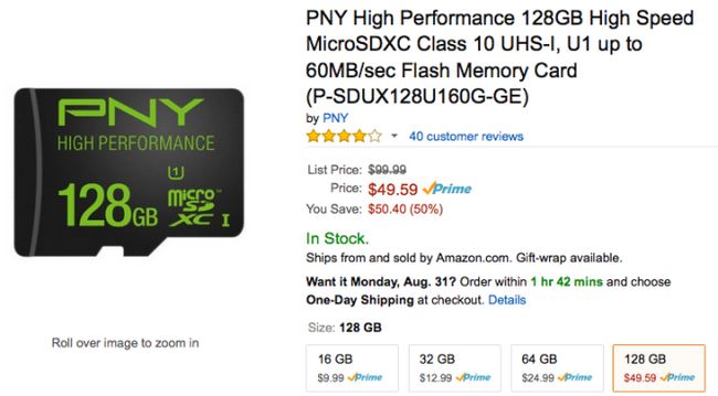Amazon_com__PNY_High_Performance_128GB_High_Speed_MicroSDXC_Class_10_UHS-I__U1_up_to_60MB_sec_Flash_Memory_Card__P-SDUX128U160G-GE___Computers___Accessories
